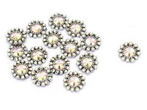 Floral Design Decorative Beaded Applique Craft Supplies Royal Patch By 1 Dozen - Picture 1 of 3