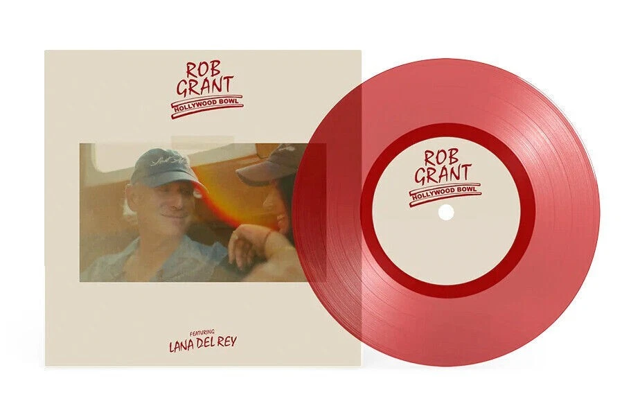 Rob Grant Lana Del Rey Hollywood Bowl 7" Red Vinyl Brand New Sealed Ships Fast! - Imagem 1 de 1