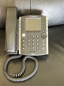 Polycom VVX 410 12 Line Business Phone NO POWER CORD - Picture 1 of 5