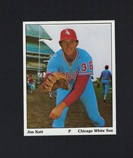 1975 SSPC Puzzle Backs JIM KAAT Chicago White Sox (4 1/4" X 3 1/2") MINT