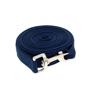 Nylon Lunge Lead Blue 7m (23ft) Zilco Horse Equine Polypropylene Webbing Nickel - Picture 1 of 8