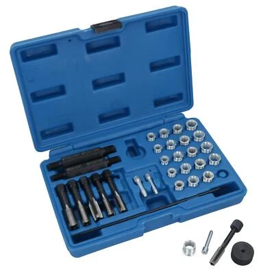 Glow Plug Metric Thread Repair Kit Cylinder Head 8mm 10mm 12mm 33pc Bergen - Image 1 of 4