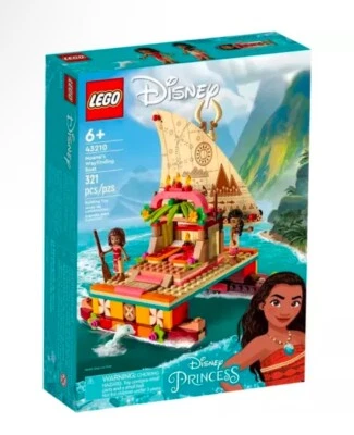 LEGO Disney Princess Moana Wayfinding Boat Building Toy 43210 Disney Princess - Image 1 of 4