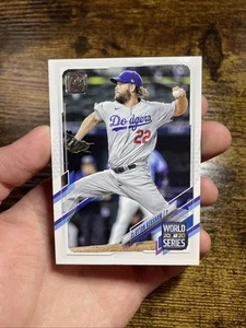 2021 Topps - World Series Highlights Clayton Kershaw #179 - Picture 1 of 11