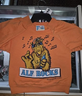 1987 ALF Rocks Kid Sweatshirt  Vintage Original - Image 1 of 4