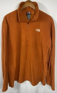 The North Face Hombre Naranja Quemado XL Polartec Clásico 1/4 Cremallera - Imagen 1 de 12