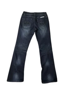 Cowgirl Tuff Wild And Wooly 30 x 34 Women’s Bootcut Blue Jeans Western Horse - Picture 1 of 11