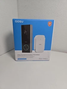 AOSU Video Doorbell Pro und WiFi Home Base 2K QHD Neu Open Box - Bild 1 von 3