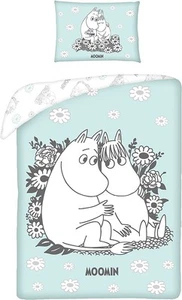 Set Bett Bettbezug Kind - Moomin - Mumin 100x135cm Baumwolle Original HALANTEX - Bild 1 von 1