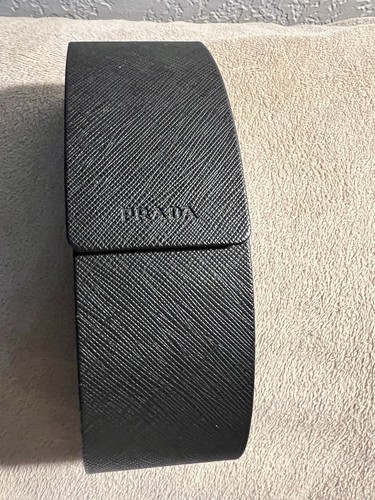 OCCHIALI DA SOLE PRADA AUTENTICI NERI GRANDE CUSTODIA MAGNETICA