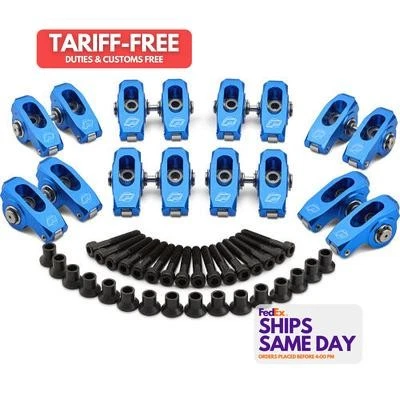 Proform 69467, Set of 16 Blue Aluminum Ls1/Ls6 Roller Rockers 1.7 Ration Aluminu - Image 1 of 4