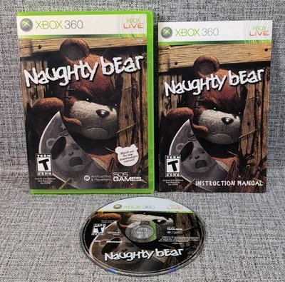 Naughty Bear (Microsoft Xbox 360, 2010) Complete W/Manual Tested Working - Image 1 of 4