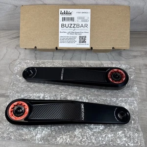 LEKKIE BUZZ BARS Desplazamiento Izquierdo Unidad Cuadrada 170mm V3.1 Negro Rojo Inserto 170S1-BKRD - Imagen 1 de 18