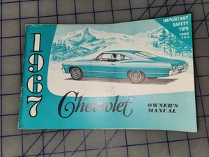 1967 Chevrolet Owners Manual Caprice Impala Bel Air Original 2nd ed - Picture 1 of 1