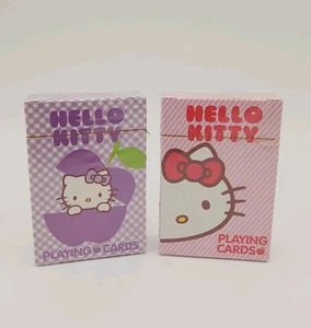 Sanrio Hello Kitty Playing Cards 2009 Sealed 2 Decks Of 54 Playing Cards - Picture 1 of 8