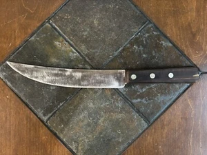 Antique Curved Butcher Skinning Boning 10” Hand Forged Blade - Picture 1 of 8