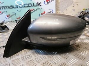 NISSAN QASHQAI J11 2014-2019 O/S/F DRIVER SIDE WING MIRROR POWER-FOLD COMPLETE 