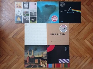PINK FLOYD Yugoslavia The dark side of the moon Wish you were here Wall LP lot - Picture 1 of 23