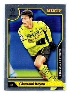 2022 Topps Merlin Europa UEFA Champions League #102 Giovanni Reyna Borussia Dort - Picture 1 of 2
