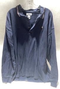Penguin Men's Polo Shirt Size 2X Logo Lightweight Navy Blue - Imagen 1 de 3