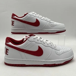 Nike Men's Size 13 Big Nike Low Red White Casual Sneakers 355152 150 - Picture 1 of 5
