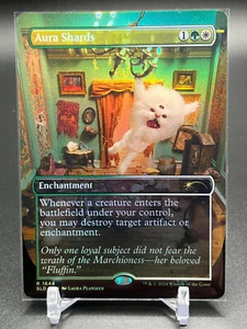 Magic The Gathering Aura Shards 1644 Secret Lair Drop 2024 raro arte completo vitrina lámina - Imagen 1 de 2