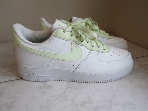 Scarpa da ginnastica Nike Air Force 1 Summit bianca lime ghiaccio donna stringata 11 nuova con scatola