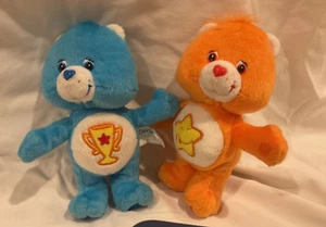 Care Bears 2003 7 inch Cuddle Pairs Champ and Laugh A Lot - Picture 1 of 6