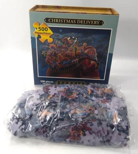 Rompecabezas Dowdle Entrega Navidad 500 piezas Cubierta Azul - Imagen 1 de 9