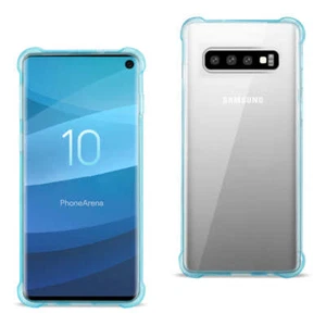 Reiko Samsung Galaxy S10 Clear Bumper Case with Air Cushion Protection in Clear - Picture 1 of 4