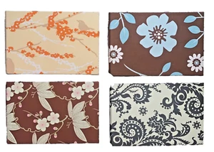 Fabric Guest Book LOT Floral Paisley BirdS - Picture 1 of 9