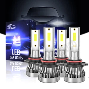For Volvo 850 Sedan 4-Door 1994-1997 Car LED Headlight High Low Bulbs Cold White - Picture 1 of 15