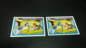 IMPEL MARKETING 1990 MARVEL COMICS SUPERHEROES THANOS VS SILVER SURFER CARD #116 - Imagen 1 de 2