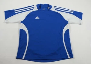 Adidas Youth Blue Soccer Practice Jersey Sz S - Picture 1 of 8