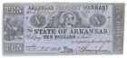 État de l'Arkansas - billets obsolètes - papier-monnaie - États-Unis - obsolète