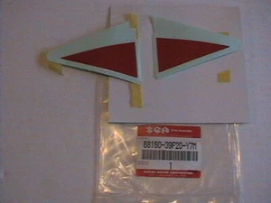 GENUINE SUZUKI BOX SEAT TAIL COVER TAPE DECAL SET 68160-39F20-Y7M GSXR600 01-03 - Picture 1 of 2