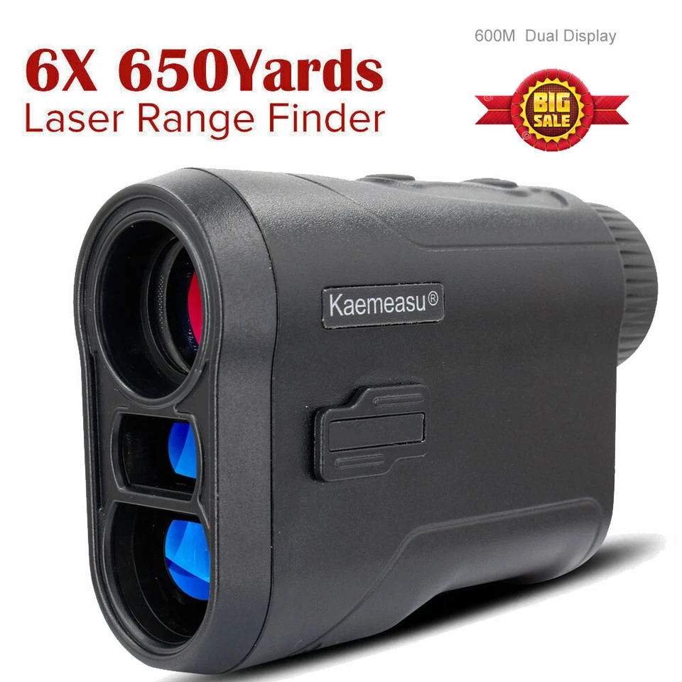 600M Laser Range Finder Hunting Rangefinder Distance Height Speed Meter Scope - Image 1 of 4