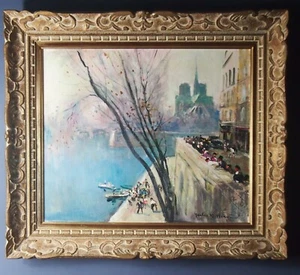 Jules René Hervé Signed Original Oil Painting | Framed French Impressionist Art - Picture 1 of 6