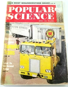 Revista Ciencia Popular - Folleto Mensual Abril 1960 Vintage - Imagen 1 de 7