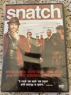 SNATCH NEW/SEALED WIDESCREEN/FULL SCREEN DVD Comic Gangster Caper RATED R FREE S - Image 1 of 2