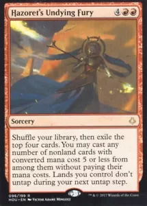2X HAZORET'S UNDYING FURY 096/199 HOUR OF DEVASTATION MTG MAGIC NM X2 - Picture 1 of 1
