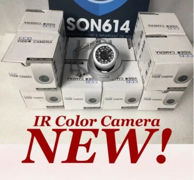 Cámara CCTV a color a prueba de vandalismo 3,6 mm 650TVL D/N 24 LEDs seguridad BESNT BS-626SK Foto 1 de 4