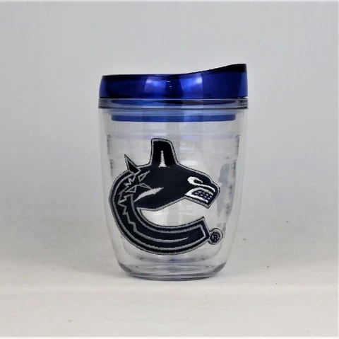 Vancouver Canucks NHL Officially Licensed 12oz Tumbler w/Lid Cover