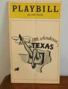 Playbill The Best Little Whorehouse In Texas at 46th Street Theatre July 1981 - Picture 1 of 2