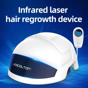 Lescolton Infrared Hair Regrowth Helmet anti Hair Loss Treatment Hair Growth Cap - Picture 1 of 15