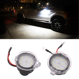 Canbus LED Under Mirror Puddle Light For Ford C-Max Kuga Mondeo S-Max II Ranger - Picture 1 of 12