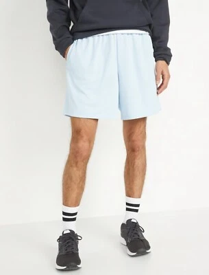Old Navy Men's Size XXXXL Tall ~ Go Dry Performance  Shorts .. Light Blue NWT - Image 1 of 4