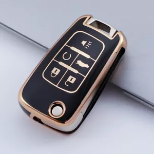 Car Key Protector Cover For Holden Commodore VF Key 5 button 2013-2017 Black - Picture 1 of 5