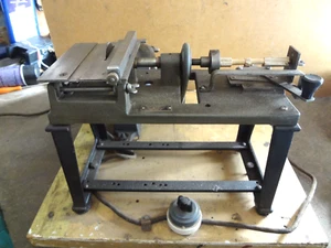 Antike Vintage MIDGET UNIVERSAL Mini Holz Drehmaschine mit Tischkreissäge - Bild 1 von 20