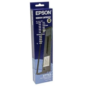 Epson 7753 Black Ribbon Cartridge C13S015021 LQ-200 300+ II 400 450 500 510 570 - Picture 1 of 1